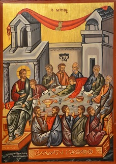 "Ο Μυστικός Δείπνος" εικόνα στον Άγιο Προκόπιο Μετόχι της Ιεράς Μονής Κύκκου